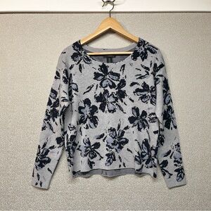 S Cynthia Rowley Floral Printed Sweater